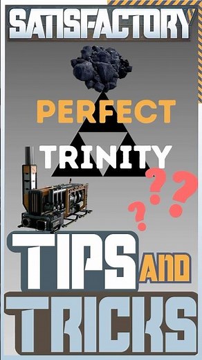 One SIMPLE TRICK to quickly jumpstart your coal power plants in Satisfactory! #satisfactory #shorts