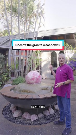 Exploring the Rose Quartz Fountain at Crystal Castle