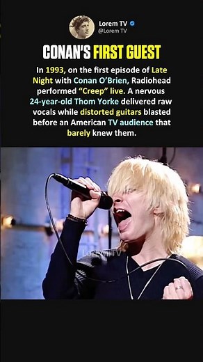 Radiohead Played Creep on TV Before Anyone Knew Them #shorts