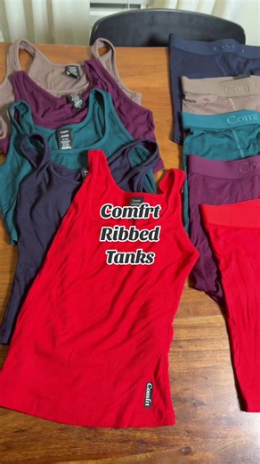 Discover Comfrt Ribbed Tanks: Style and Comfort Restocked