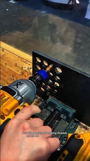 Fast Metal Threading with a Power Drill Using a Tap Guide Jig