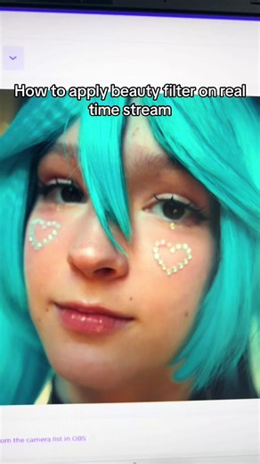 How to apply beauty filter on real time stream on obs discord and twitch #pinocast #egirl #gamergirl #cosplayer #creatorsearchinsights