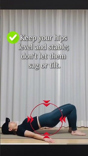 [1 Min Guide] Fix Your Sagging Glutes! Master the Glute Bridge March ✅ #fitnesstipsforbeginners