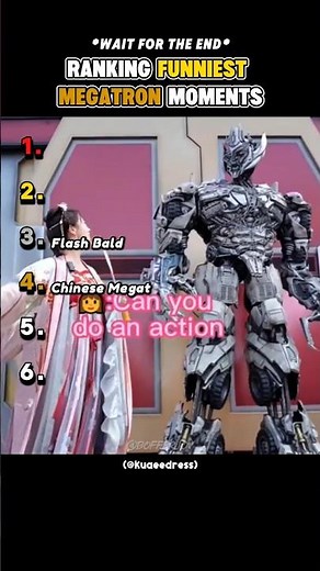 Ranking Funniest Megatron Moments 😎😎