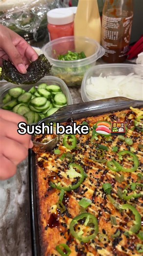 Sushi Bake Recipe Tutorial