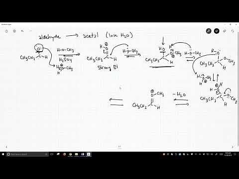aldehyde-to-acetal mechanism
