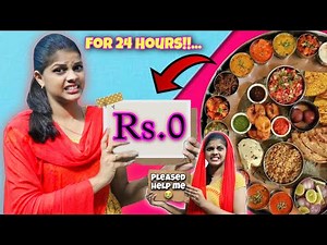 Living on Rs.0 for 24 HOURS!! *& did I complete the challenge!?* | Jenni's Hacks