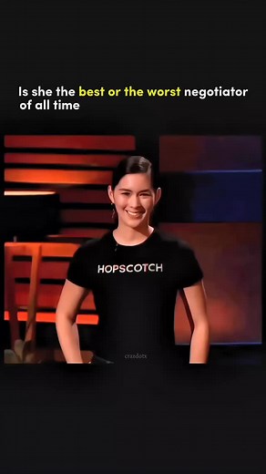 Samantha John walked into the Tank with an app that teaches kids to code through fun, interactive games - Hopscotch, built to make programming as easy and creative as playing with Legos. She asked for $400K for 4% equity, backed by 4 million downloads and a mission to inspire the next generation of coders. Mark Cuban believed in the vision and offered: - $550K for 11% equity — and Samantha accepted. . . Credit:- @sharktankabc . . #business #win #advise #entrepreneur#motivation#successmindset#hus