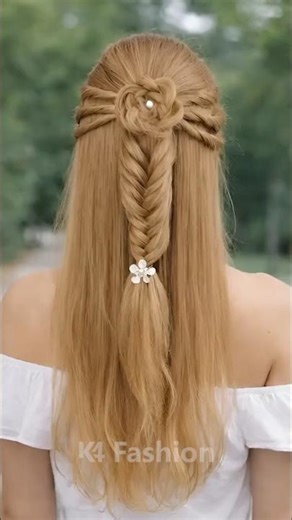 Elegant Open Hairstyles Tutorial for Girls and Women