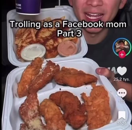 Trolling as facebook mom part 3 #fyp #baby #facebook #viral #troll