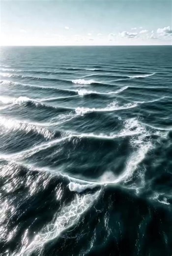 Square Waves of France: Nature's Ocean Chessboard