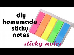 Handmade sticky notes | How to make sticky notes at home | homemade | sticky notes