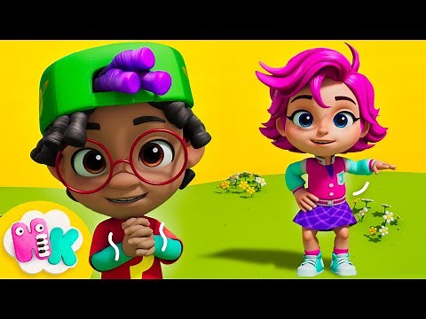 Hokey Cokey (The Hokey Pokey) 🕺👋 Dance Songs for Kids | HeyKids Nursery Rhymes