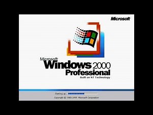 Windows 2000 Startup & Shutdown Sounds (2x Slow)