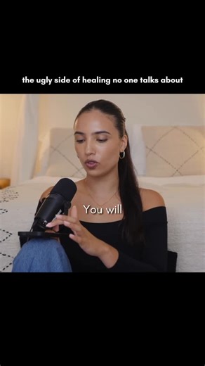 aliena on Instagram: "There’s this version of healing that gets shared online the one where you glow up, your skin clears, your boundaries are strong, your energy is magnetic and your life just clicks into place. And while there’s some truth to that end of the journey… it leaves out the part that most of us have to live through first. The ugly part, the in-between, the actual healing. No one talks about this part, but it’s the part where the real work is happening. Not the pretty, Instagram-wort