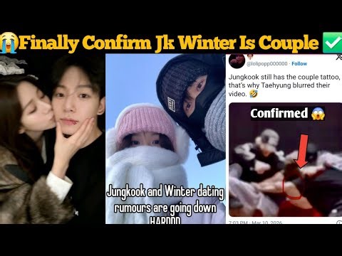 😱Finally Jk Confirmed Dating With Winter 💞| jungkook winter dating rumors | jungkook dating rumors |