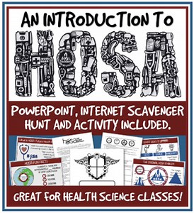ALL ABOUT HOSA- Presentation, Online Scavenger Hunt and Activity!