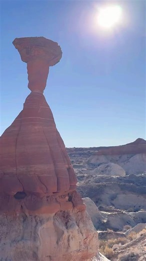Giant Stone Mushrooms in the Utah Desert #shorts