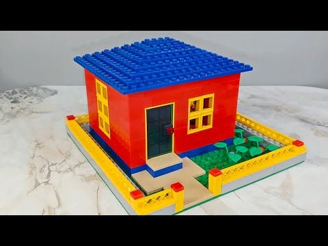 How To Build a LEGO House 🏡 MOC | Lego Bricks ASMR | ASMR Building Blocks #asmr#asmrsounds#legoasmr