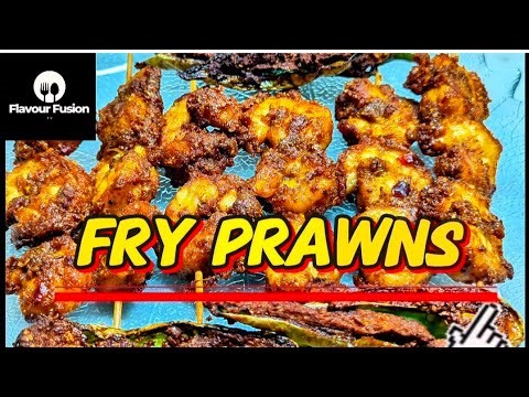 Tasty Fry Prawns Recipe By Flavourfusion | Shrimp Fry Recipe | Jhatpat Fry Prawns 🍤 |