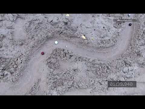 Réupload-course de billes de 230 metres avec commentateur marble race