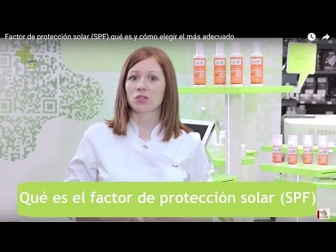 Factor de protección solar (SPF) qué es y cómo elegir el más adecuado