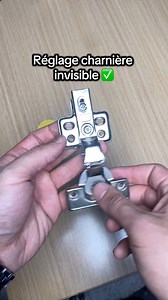 Réglage charnière invisible : à quoi servent les vis de la charnière ? Découvrez le rôle de chaque vis (alignement, hauteur, profondeur) et comment ajuster une porte facilement et précisément. | Bricofair - Quincaillerie et outillage