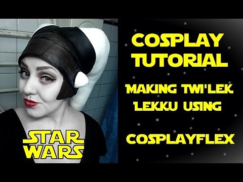 How to make Star Wars Twi'lek Lekku in CosplayFlex (tutorial)