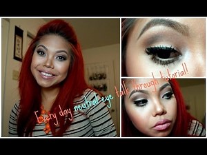 Neutral everyday eyes|Sonia Kashuk Eye on neutral Matte/Shimmer palette!