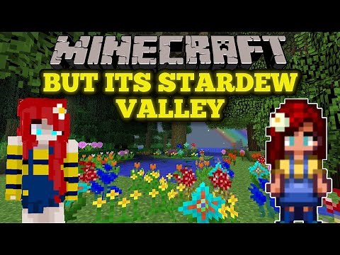 MINECRAFT BUT ITS STARDEW VALLEY | Farming Valley Mod