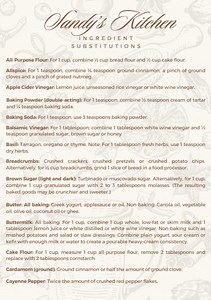 Kitchen Pantry Checklist - Etsy UK