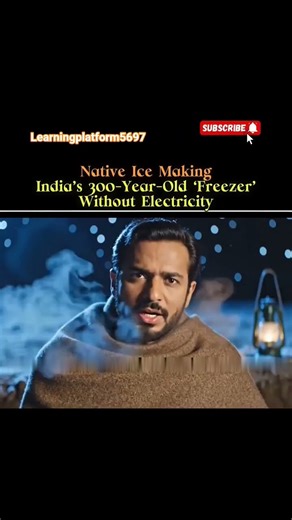300 years before electricity... India made ice in the open sky using pure physics. 🤯❄️ #History