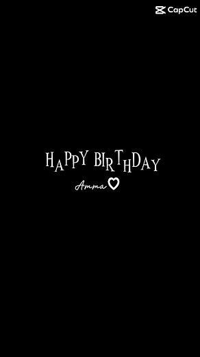 Happy 51st Birthday Amma Editing Video Template