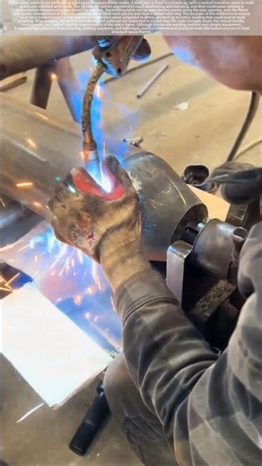 Space frame node welding: The critical point for the stress distribution of a steel pipe.