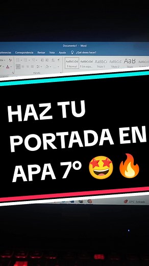 Cómo hacer tu portada en APA 7° fácilmente