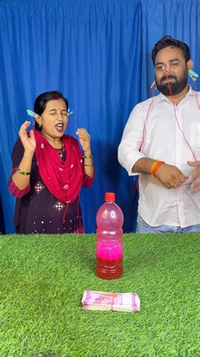 Amazing bottle flip and clip punishment family challenge #short game