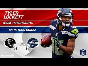 Tyler Lockett Explodes for 197 Return Yards vs. Atlanta! | Falcons vs. Seahawks | Wk 11 Player HLs