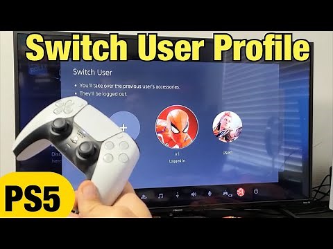 PS5: How to Switch Profiles / Users