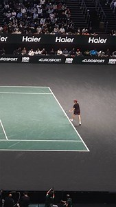 Sinner vs Zverev, a different angle than usual 🎬 #RolexParisMasters | Rolex Paris Masters