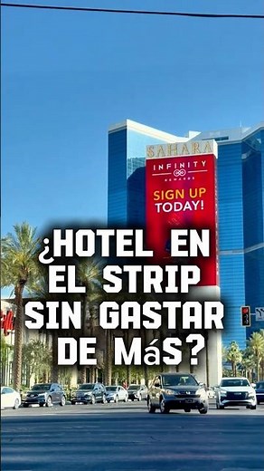 Hospédate en el Strip de Las Vegas sin gastar de más! 🏨 Hotel Sahara #Shorts #lasvegas