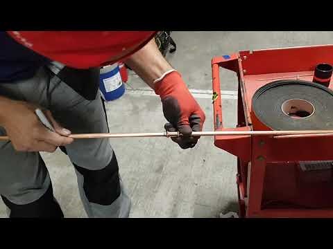 Como unir tubería de cobre aire acondicionado