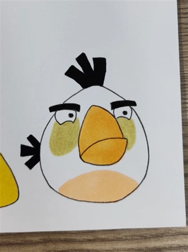 Matilda Drawing 🥚 #viral #kidsart #cuteart #easydrawing #angrybirds