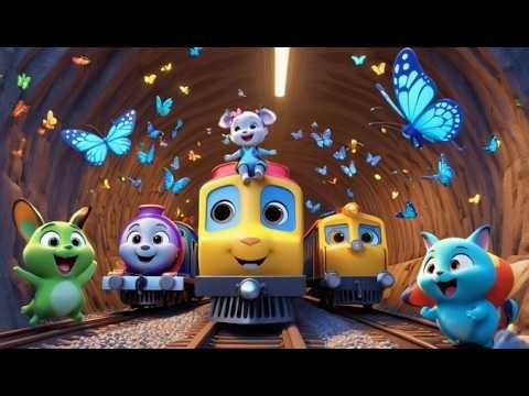 Choo Choo Express on the Rails 🚂 | Fun Train Nursery Rhyme for Kids | Sing Along Adventure