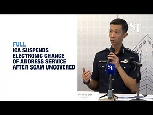ICA suspends online change of address service after unauthorised changes | Full press conference