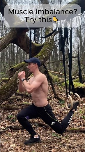 Fix Muscle Imbalance Fast | Ring Bulgarian Split Squats (Beginner Calisthenics)