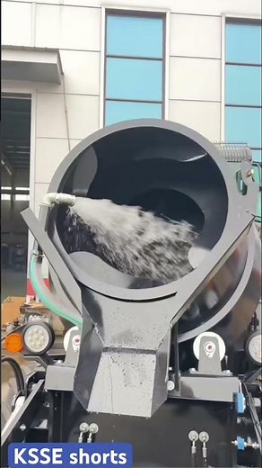 Amazing Self-Loading Mobile Concrete Mixer in Action! 🚀💥 #ConcreteTech #ConstructionInnovation