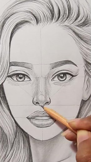 how to draw a face