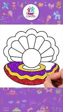 Vamos Desenhar Conchas do Mar #shorts #desenhofácil #howtodraw #chikiartbrazil