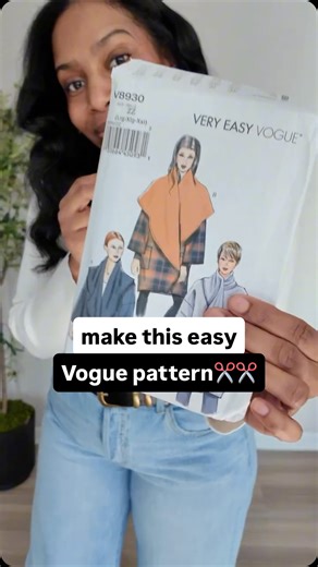 Brittany J Jones | Sewing Creator on Instagram: "Love how this jacket came together! I made Vogue 8930 Jacket and Simplicity 9658 Bucket Hat (without the brim) in a Faux Suede/ Teddy Fleece fabric from Fine Fabrics in Atlanta✂️ Quick review: I made the L. It’s an oversized jacket. I could’ve made the M but didn’t have that pattern size. The sleeve hit right at the wrist bone. If you have longer arms you may want to lengthen them. This year I’m challenging myself to film outside so stay tuned to 