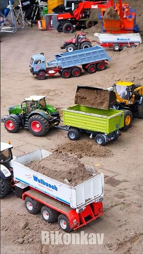 RC Construction site Action ! #rctractor #fendt